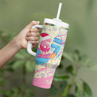 Six Seven Ice Cream Drip Tumbler With Handle 67 Funny Christmas Gen Alpha Slang - Wonder Print Shop