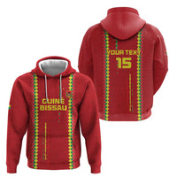 Custom Guinea Bissau Football Hoodie Go Djurtus - Red Ver - Wonder Print Shop