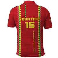 Custom Guinea Bissau Football Polo Shirt Go Djurtus - Red Ver - Wonder Print Shop