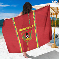 Custom Guinea Bissau Football Sarong Go Djurtus - Red Ver - Wonder Print Shop