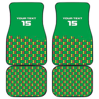 Custom Guinea Bissau Football Car Mats Go Djurtus - Green Ver - Wonder Print Shop