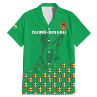 Custom Guinea Bissau Football Family Matching Mermaid Dress and Hawaiian Shirt Go Djurtus - Green Ver - Wonder Print Shop
