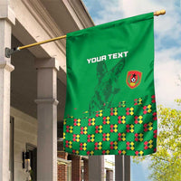 Custom Guinea Bissau Football Garden Flag Go Djurtus - Green Ver - Wonder Print Shop