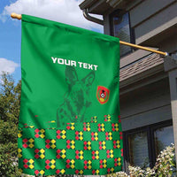 Custom Guinea Bissau Football Garden Flag Go Djurtus - Green Ver - Wonder Print Shop