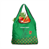 Custom Guinea Bissau Football Grocery Bag Go Djurtus - Green Ver