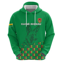 Custom Guinea Bissau Football Hoodie Go Djurtus - Green Ver - Wonder Print Shop