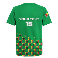 Custom Guinea Bissau Football Rugby Jersey Go Djurtus - Green Ver - Wonder Print Shop