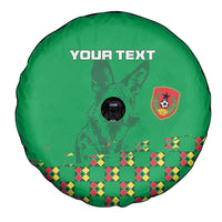 Custom Guinea Bissau Football Spare Tire Cover Go Djurtus - Green Ver - Wonder Print Shop