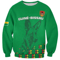 Custom Guinea Bissau Football Sweatshirt Go Djurtus - Green Ver - Wonder Print Shop