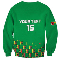 Custom Guinea Bissau Football Sweatshirt Go Djurtus - Green Ver - Wonder Print Shop