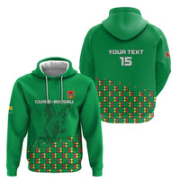 Custom Guinea Bissau Football Zip Hoodie Go Djurtus - Green Ver - Wonder Print Shop