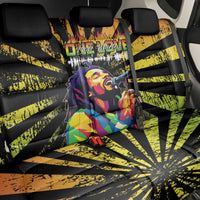 Reggae Legend Bob Back Car Seat Cover Grunge Style - Wonder Print Shop