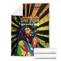 Reggae Legend Bob Blanket Grunge Style