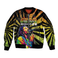 Reggae Legend Bob Bomber Jacket Grunge Style - Wonder Print Shop