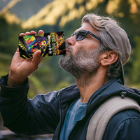 Reggae Legend Bob 4 in 1 Can Cooler Tumbler Grunge Style - Wonder Print Shop