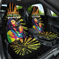 Reggae Legend Bob Car Seat Cover Grunge Style - Wonder Print Shop