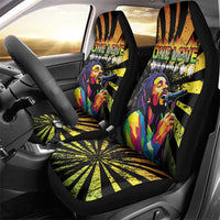 Reggae Legend Bob Car Seat Cover Grunge Style - Wonder Print Shop