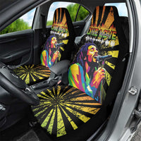 Reggae Legend Bob Car Seat Cover Grunge Style - Wonder Print Shop