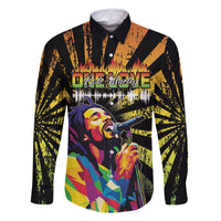 Reggae Legend Bob Family Matching Mermaid Dress and Hawaiian Shirt Grunge Style - Wonder Print Shop