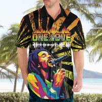 Reggae Legend Bob Hawaiian Shirt Grunge Style - Wonder Print Shop