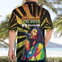 Reggae Legend Bob Hawaiian Shirt Grunge Style - Wonder Print Shop