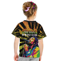 Reggae Legend Bob Kid T Shirt Grunge Style - Wonder Print Shop