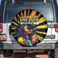 Reggae Legend Bob Spare Tire Cover Grunge Style - Wonder Print Shop