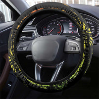 Reggae Legend Bob Steering Wheel Cover Grunge Style - Wonder Print Shop