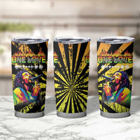 Reggae Legend Bob Tumbler Cup Grunge Style - Wonder Print Shop