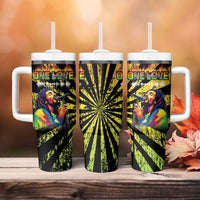 Reggae Legend Bob Tumbler With Handle Grunge Style - Wonder Print Shop