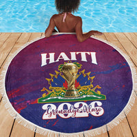 Afro-Haiti Football Beach Blanket 2026 Nou Retounen Anko - Wonder Print Shop