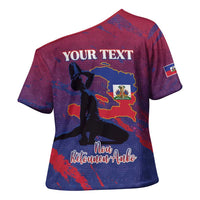 Personalized Afro-Haiti Football Cross Shoulder Shirt 2026 Nou Retounen Anko - Wonder Print Shop