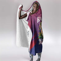 Afro-Haiti Football Hooded Blanket 2026 Nou Retounen Anko - Wonder Print Shop