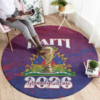 Afro-Haiti Football Round Carpet 2026 Nou Retounen Anko - Wonder Print Shop