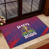 Afro-Haiti Football Rubber Doormat 2026 Nou Retounen Anko - Wonder Print Shop