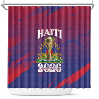 Afro-Haiti Football Shower Curtain 2026 Nou Retounen Anko - Wonder Print Shop