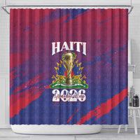 Afro-Haiti Football Shower Curtain 2026 Nou Retounen Anko - Wonder Print Shop