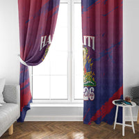 Afro-Haiti Football Window Curtain 2026 Nou Retounen Anko - Wonder Print Shop