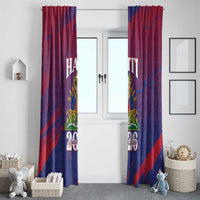 Afro-Haiti Football Window Curtain 2026 Nou Retounen Anko - Wonder Print Shop