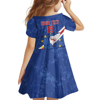 Custom Cape Verde Football Family Matching Mermaid Dress and Hawaiian Shirt Go Blue Sharks