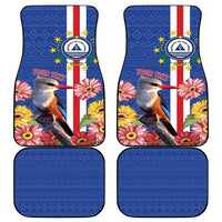 Personalised Cape Verde Car Mats Grey-Headed Kingfisher Mix Gerbera Daisy