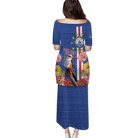 Personalised Cape Verde Puletasi Grey-Headed Kingfisher Mix Gerbera Daisy