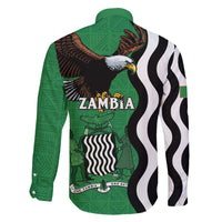 Zambia Family Matching Short Sleeve Bodycon Dress and Hawaiian Shirt One Zambia One Nation