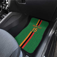 Custom Zambia Football Car Mats Go Copper Bullets