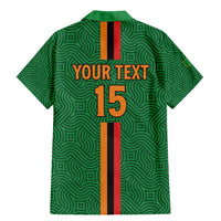 Custom Zambia Football Family Matching Mermaid Dress and Hawaiian Shirt Go Copper Bullets