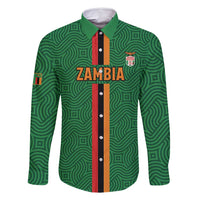 Custom Zambia Football Family Matching Tank Maxi Dress and Hawaiian Shirt Go Copper Bullets