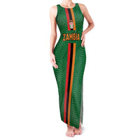 Custom Zambia Football Family Matching Tank Maxi Dress and Hawaiian Shirt Go Copper Bullets