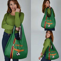 Custom Zambia Football Grocery Bag Go Copper Bullets
