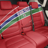 Custom Gambia Football Back Car Seat Cover Go Scorpions Go