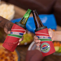 Custom Gambia Football 4 in 1 Can Cooler Tumbler Go Scorpions Go